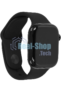 Умные часы Apple Watch Series 11 A3331 42мм OLED корп.черный Sport Band рем.черный разм.брасл.:M/L (MEQU4LW/A)