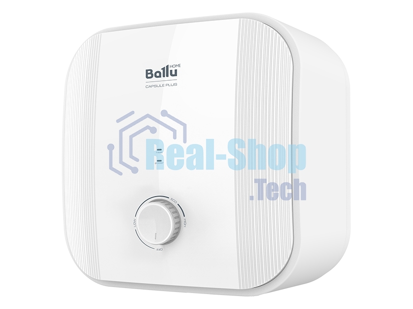 Водонагреватель электрический Ballu BWH/S 15 Capsule Plus U белый, накопительный, 15 л, 2 кВт