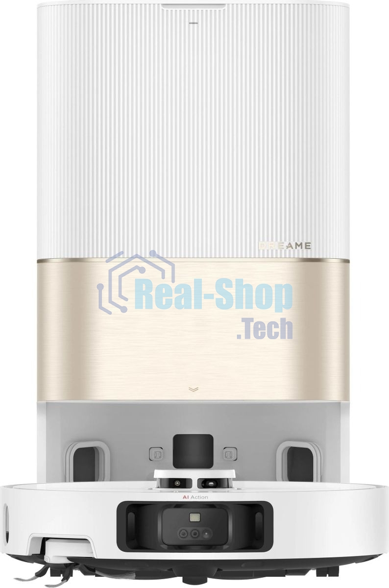 Робот-пылесос DREAME X40 Ultra Complete, 200Вт, белый/золотистый