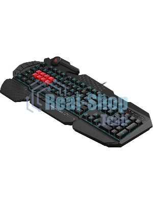 Клавиатура A4Tech Bloody B318 черный USB Multimedia Gamer LED (подставка для запястий)