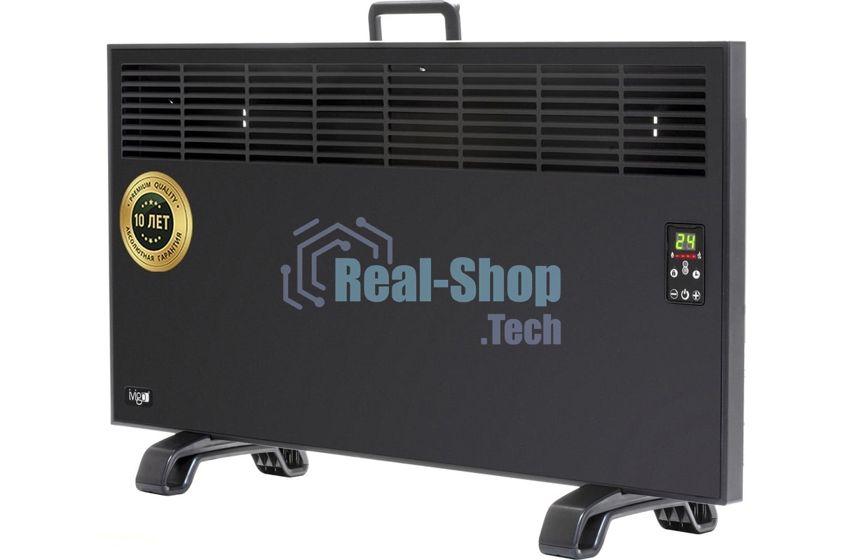 Электрический конвектор iVigo EPK4590E25 2500Вт черный матовый