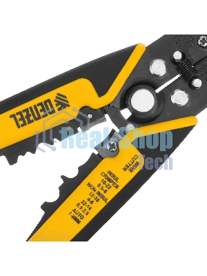 Щипцы для зачистки электропроводов Denzel 0,2-6 мм2, функция обрезания проводов
