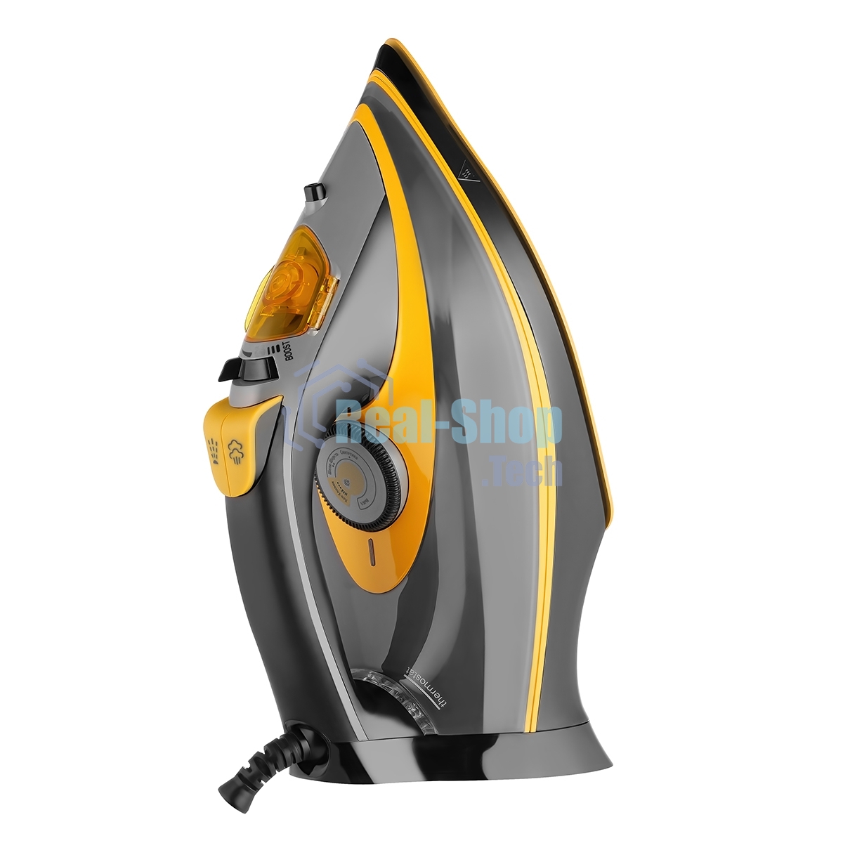 Утюг Centek CT-2358 желтый/черный, 3000 Вт, 50 г/мин, 190 г/мин, 380 мл