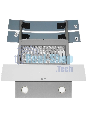 Вытяжка наклонная Beko HCA 62640 W белый, 60 см, 537 м³/ч, 48 дБ