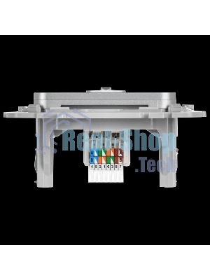 Розетка компьютерная RJ45 категория 5Е UTP РК5е-1-0-ФлА алюминий FLITE