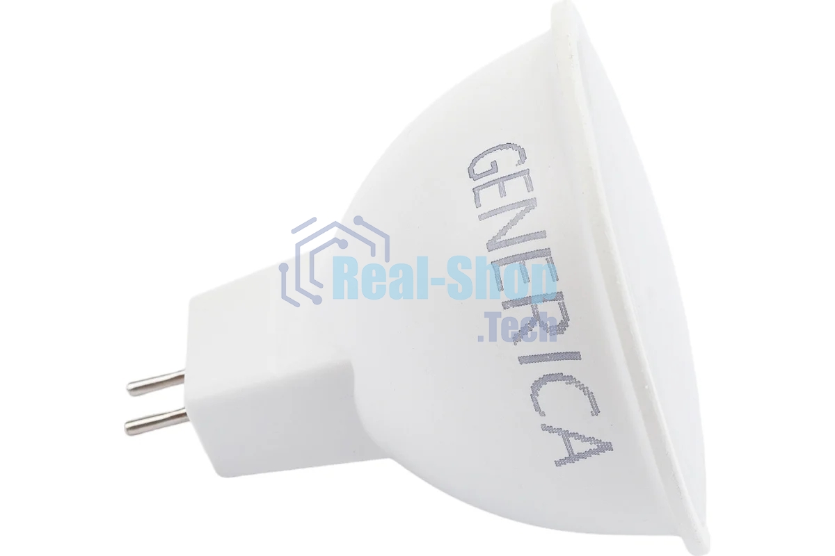 Лампа светодиодная GENERICA LL-MR16-10-230-65-GU5-G MR16 10 Вт софит 6500К GU5.3 230В
