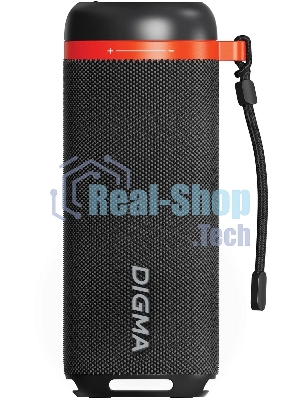 Колонка портатитвная Digma D-PS1521 черный 16W 2.0 BT 10м 1800mAh (PS1521B)