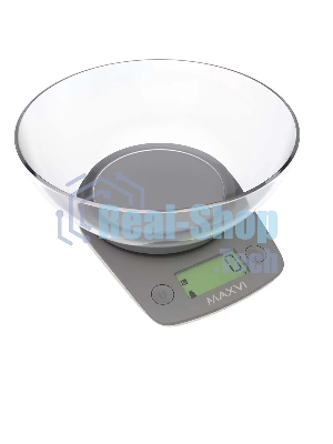 Весы кухонные Maxvi KS102P grey