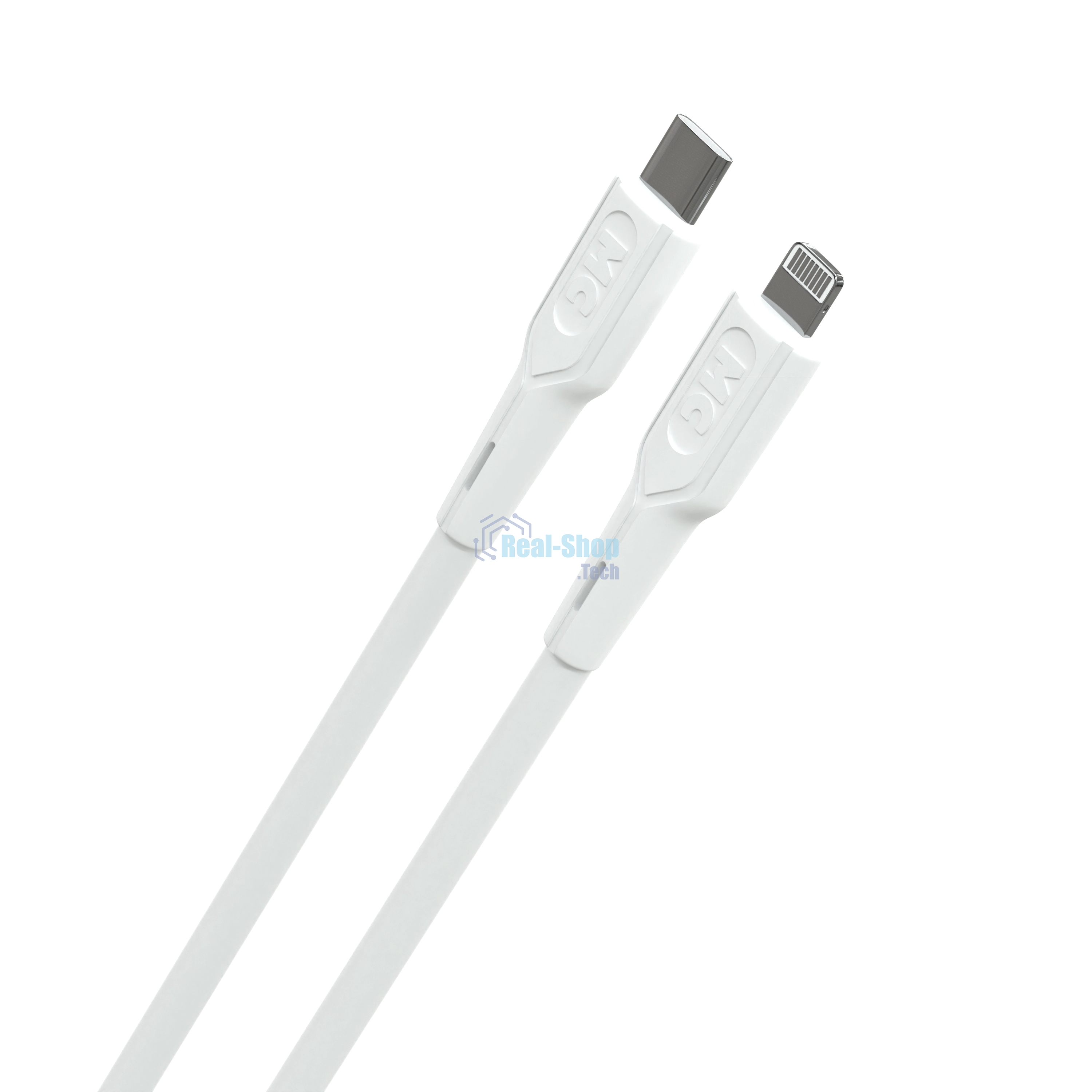 Кабель MORE CHOICE (4620202553256) K63ia 2м USB 3.0A PD 27W для Lightning ng 8-pin Type-C - 2м, белый