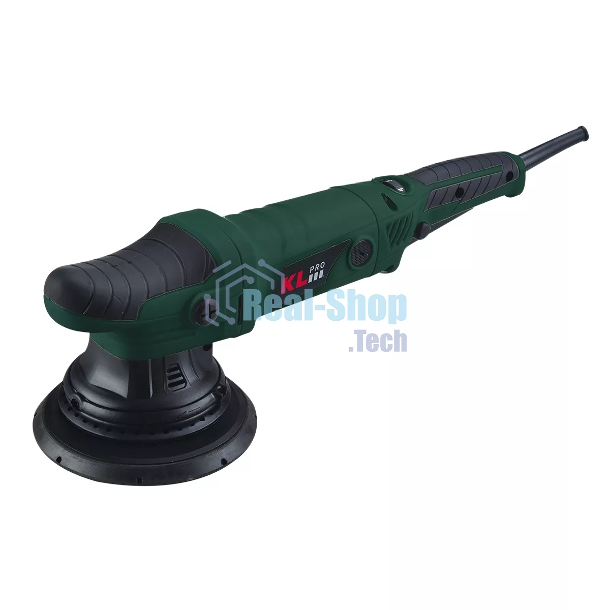 Профессиональная полировальная угловая машина KLPRO KLPJ7171 (720вт, 5000 об/мин, 150мм, орбитальное вращение)