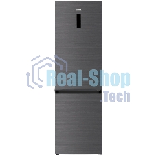 Холодильник DeLonghi DCS 19NFI IS DAMIANO серый двухкамерный 230/100л морозилка снизу, No Frost