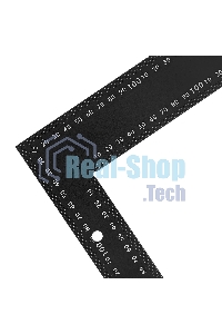 Угольник Denzel 400 х 600 мм, алюминиевый, лазерная гравировка