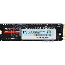 Накопитель SSD M.2 Viper 4.0Tb VP593 Series PV593P4TbM28H (PCI-E 5.0 x4, up to 14000/13000MBs, 3D TLC, 3000TbW, DRAM, NVMe 2.0, SM2508)