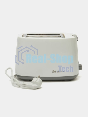 Тостер Sakura SA-7612W Elegant белый, 750 Вт, 2 слота