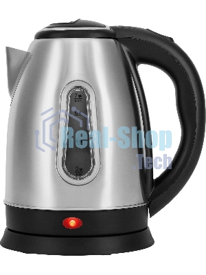 Чайник электрический Vitek VT-WK1085 1.8л. 1700Вт черный/серебристый корпус: металл