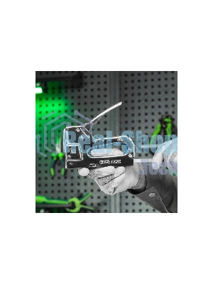 Степлер мебельный Сибртех, металлический, регулируемый, тип скобы 53, 4-14 мм