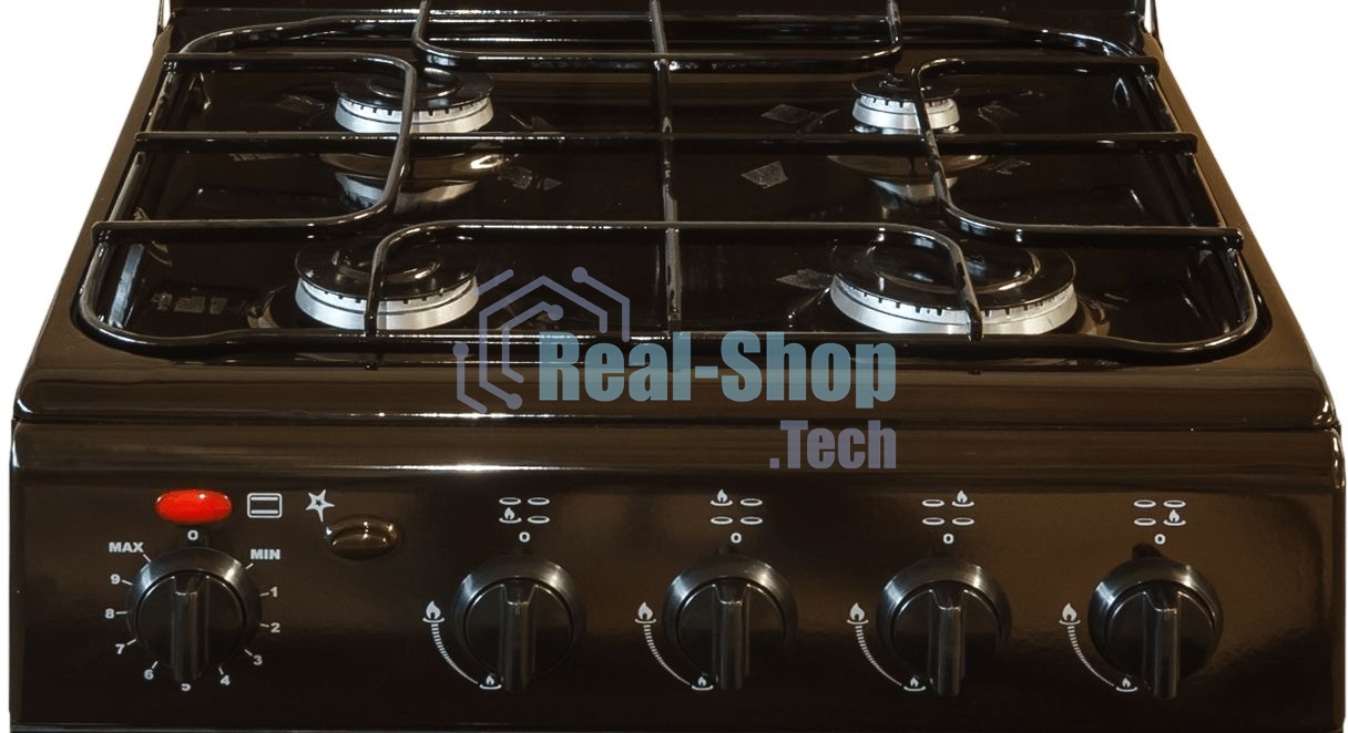 Плита комбинированная Cezaris ПГЭ 1000-03 коричневый, конфорок 4 шт, духовка 45 л, 51 см x 85 см x 52 см