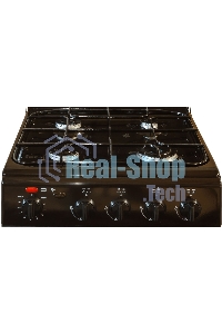 Плита комбинированная Cezaris ПГЭ 1000-03 коричневый, конфорок 4 шт, духовка 45 л, 51 см x 85 см x 52 см