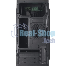 Компьютерный корпус KingPrice KPCC-MN208 черный без БП mATX 1x80мм 2x120мм 2xUSB 2.0 audio