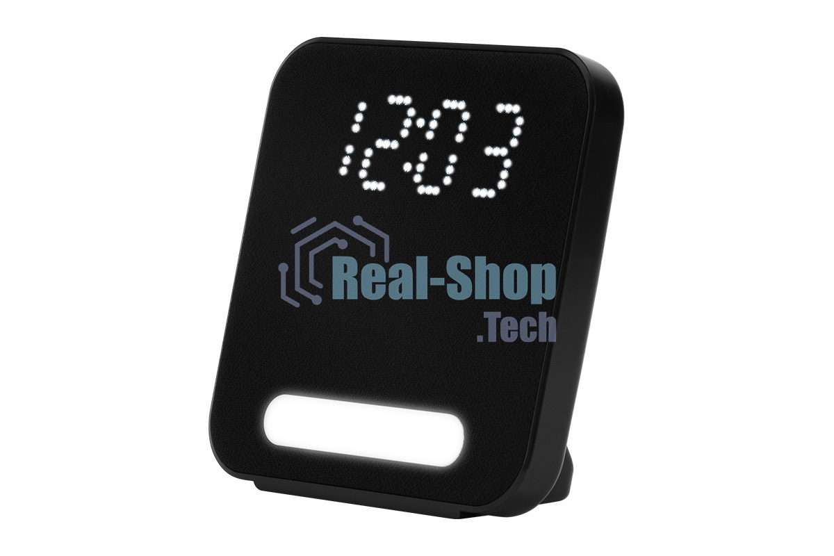 Радиобудильник Harper HCLK-2060 черный - белый led