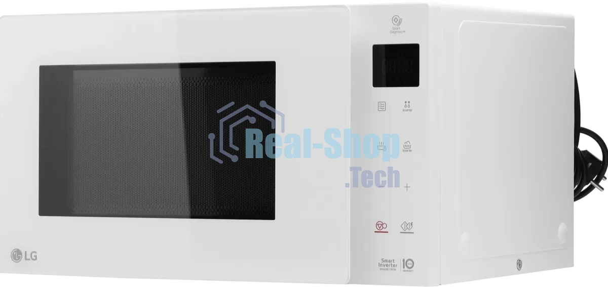 Микроволновая печь LG MW23R35GIH белый, 23 л, 1000 Вт, переключатели - сенсор