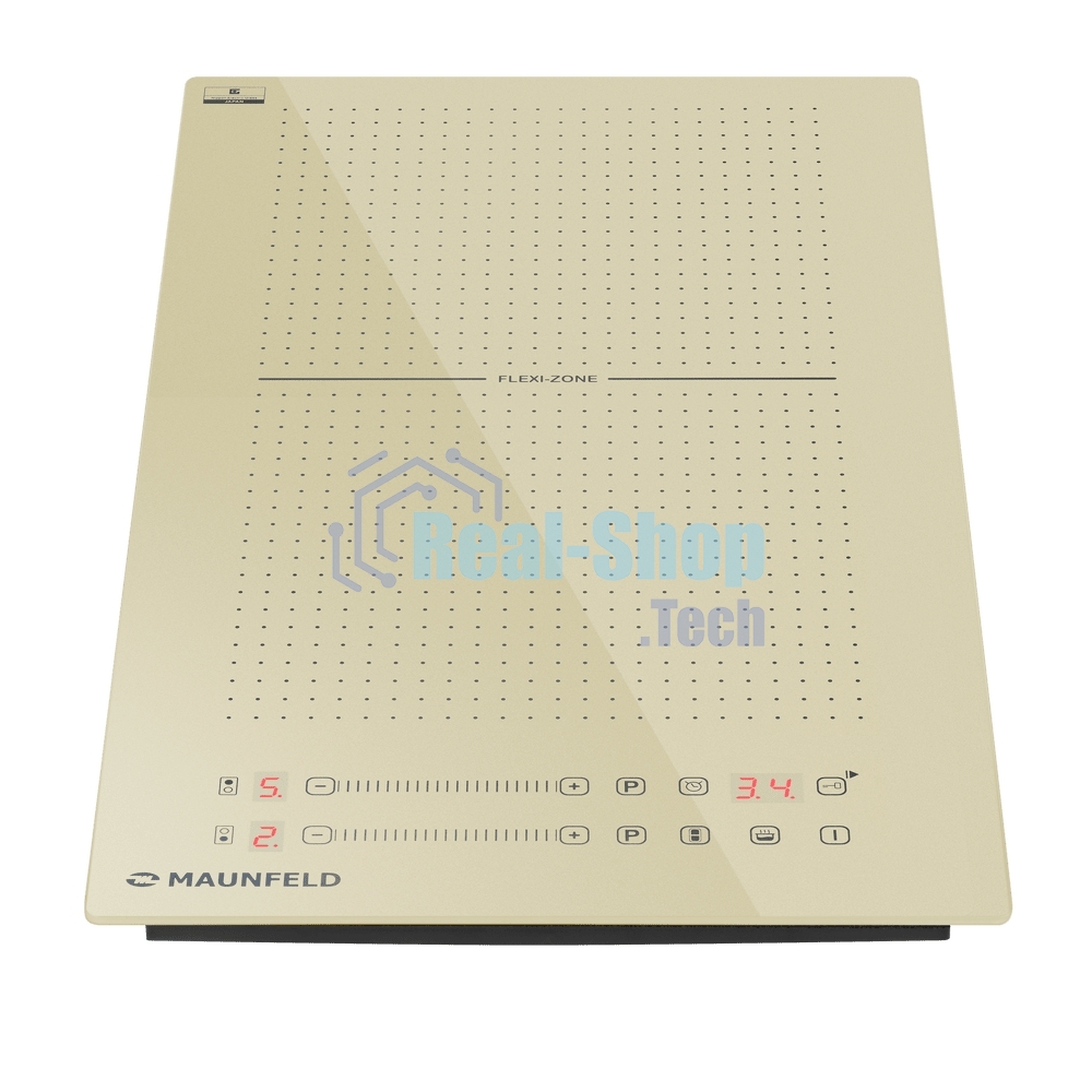 Индукционная варочная панель Maunfeld CVI292S2FBG Inverter независимая, бежевый