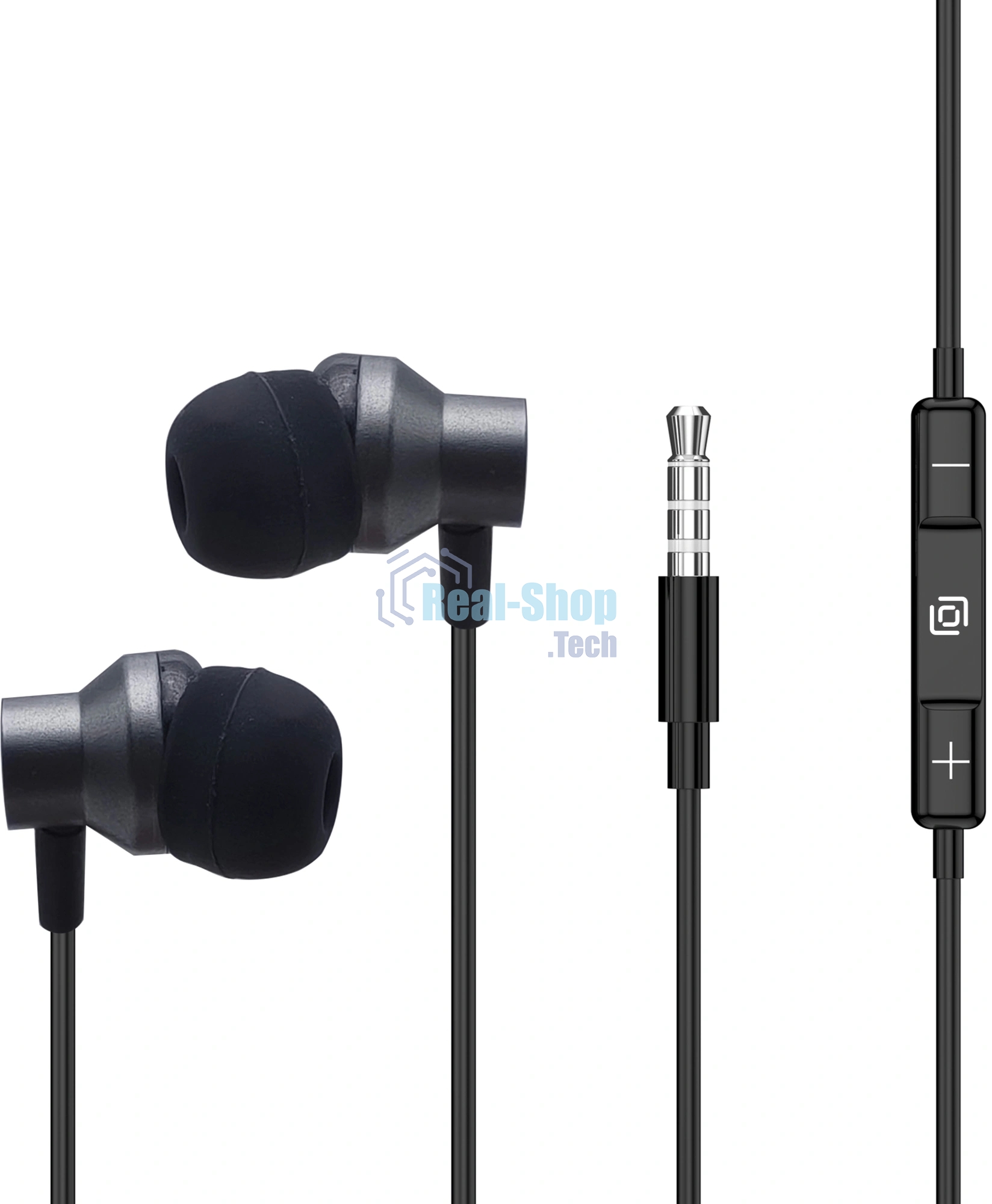 Гарнитура внутриканальные Oklick HS-S-230 1.2м черный проводные в ушной раковине (SS-E188B)