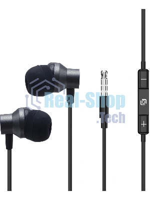 Проводные наушники Oklick HS-S-230 черный, вкладыши, Jack 3.5 мм