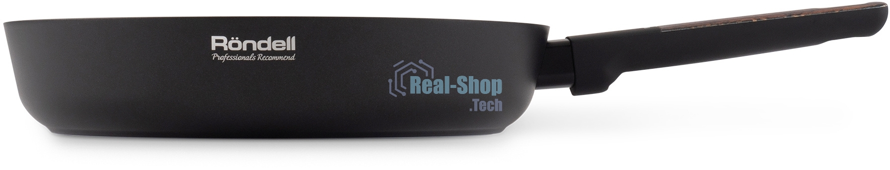 Сковорода Rondell Walnut RDA-1941 круглая 26 см, покрытие: антипригарное ручка несъемная (без крышки) черный