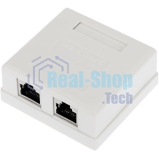 Рoзетка компьютерная внешняя Rexant 2-порта RJ-45 (8P8C), FTP экранированная, категория 6