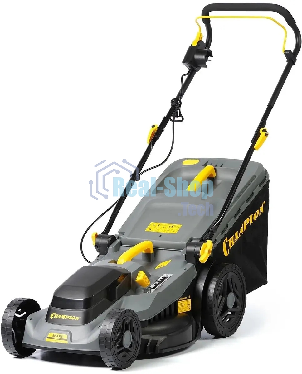 Газонокосилка электрическая Champion EM4318, от сети, 1800 Вт