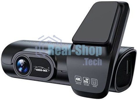 Видеорегистратор Sho-Me FHD-975 черный 2160x3840 2160p 140гр. GPS MStar 8629