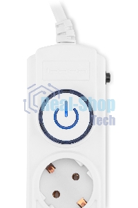 Сетевой фильтр Ippon BK-6-EU-3-16-W 3 м (6 розеток) белый (коробка)