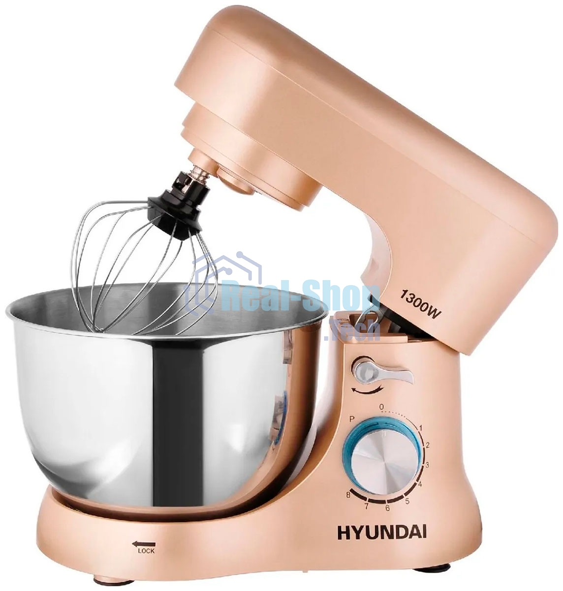 Миксер планетарный Hyundai HYM-S5551 1200Вт бежевый