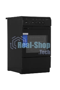 Плита электрическая De Luxe 506004.04ЭС 031 черный, конфорок 4 шт, духовка 60 л, 50 см x 87 см x 60 см