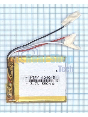 Аккумулятор Li-Pol (батарея) 4x40x45мм 3pin 3.7V/550mAh