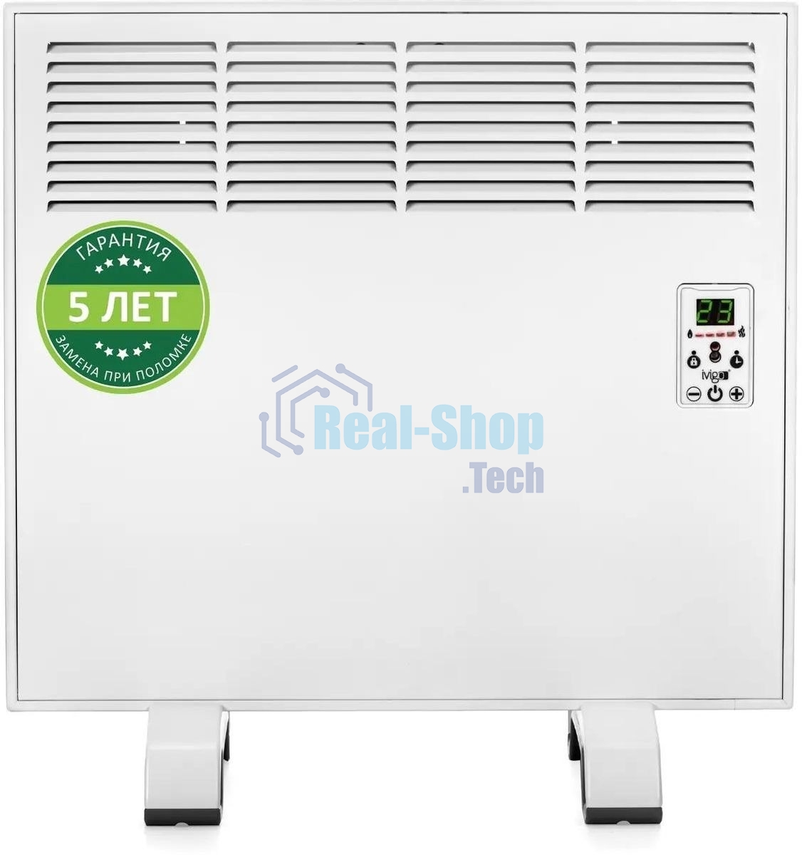 Конвектор ivigo ЕPK E EPK4550E05, 500Вт, с терморегулятором, белый