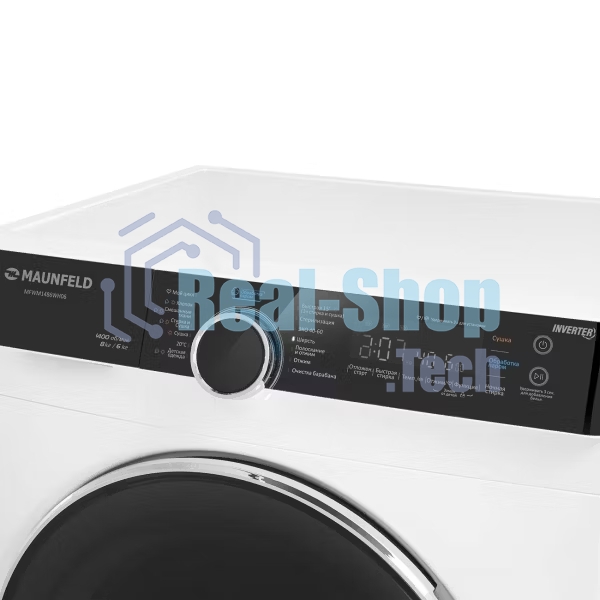 Стирально-сушильная машина Maunfeld MFWD14157WH06 белый, загрузка фронтальная 7 кг, 1400 об/мин., класс: А