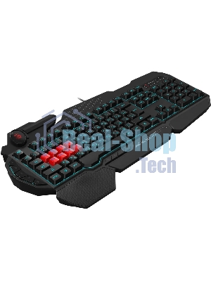 Клавиатура A4Tech Bloody B318 черный USB Multimedia Gamer LED (подставка для запястий)