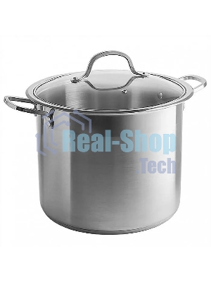 Кастрюля WEBBER BE-128-10L 10 л, 24 см, нержавеющая сталь, с крышкой