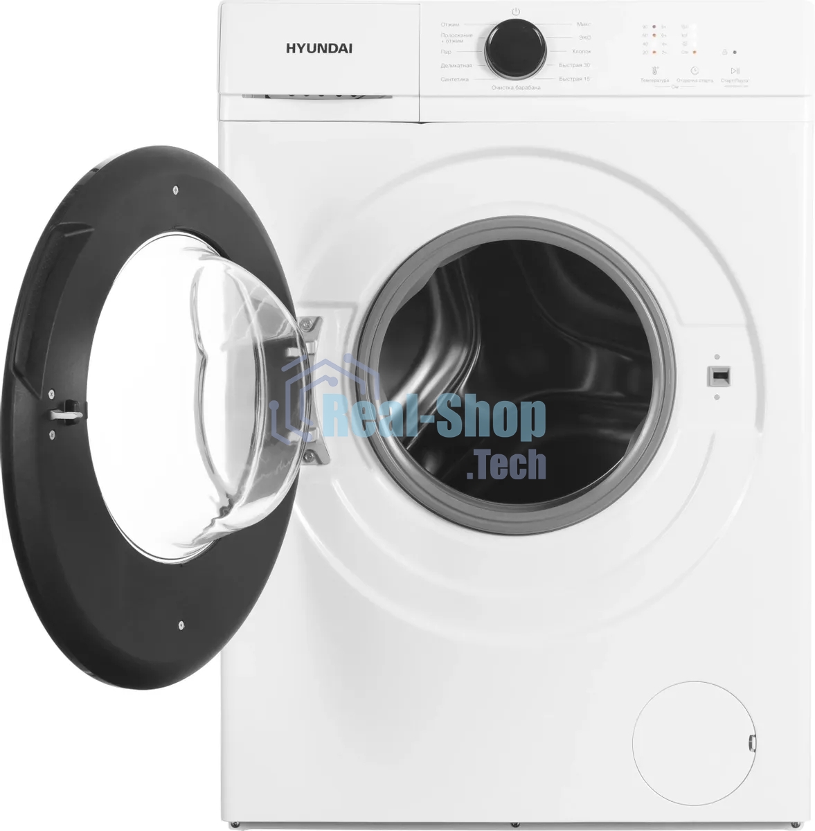 Стиральная машина Hyundai WME7212 белая, загрузка фронтальная 7кг, 1200 об/мин., класс: A