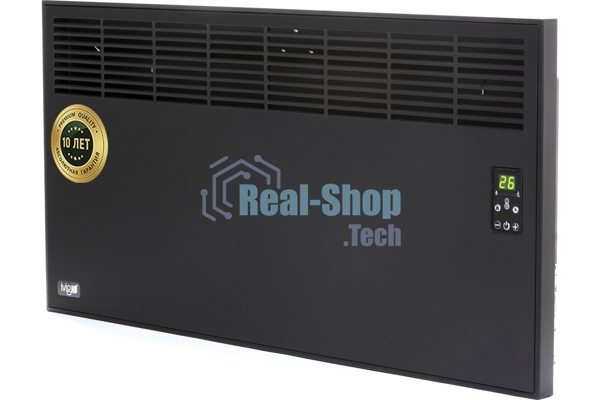 Электрический конвектор iVigo EPK4590E25 2500Вт черный матовый