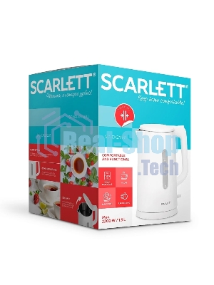 Чайник электрический Scarlett SC-EK21S31 белый