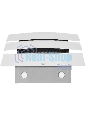 Вытяжка наклонная Beko HCA 62640 W белый, 60 см, 537 м³/ч, 48 дБ