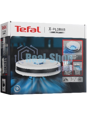 Робот-пылесос Tefal X-PLORER Serie 90 Animal & Allergy RG8777WH белый, 2450 мАч Li-Ion, уборка влажная/сухая, пылесборник контейнер 0.26 л