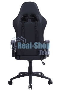 Кресло игровое Cactus CS-CHR-0099BL черный сиденье черный эко.кожа с подголов. крестовина металл пластик черный