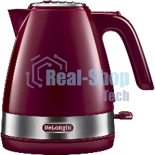 Чайник электрический DeLonghi KBLA2001.R 1.7 л, 2000 Вт, красный