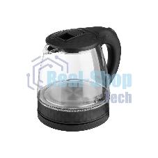 Чайник электрический Homestar HS-1053 1.2 л, стекло/пластик, черный