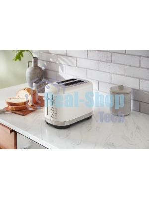 Тостер KitchenAid 5KMT2109EPL фарфоровый белый, 900 Вт, 2 слота