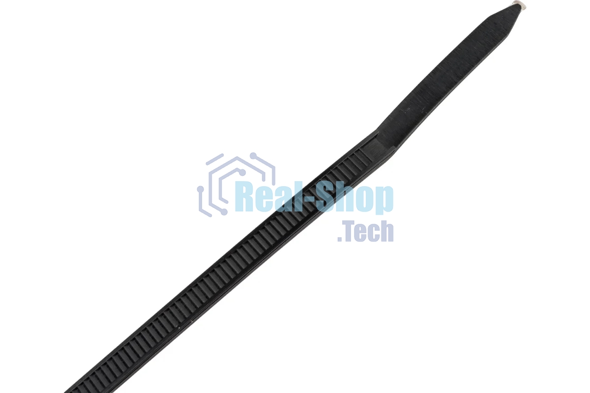 Хомут кабельный 4.8х300 нейл. черный (уп. 100шт) EKF plc-cb-4.8x300